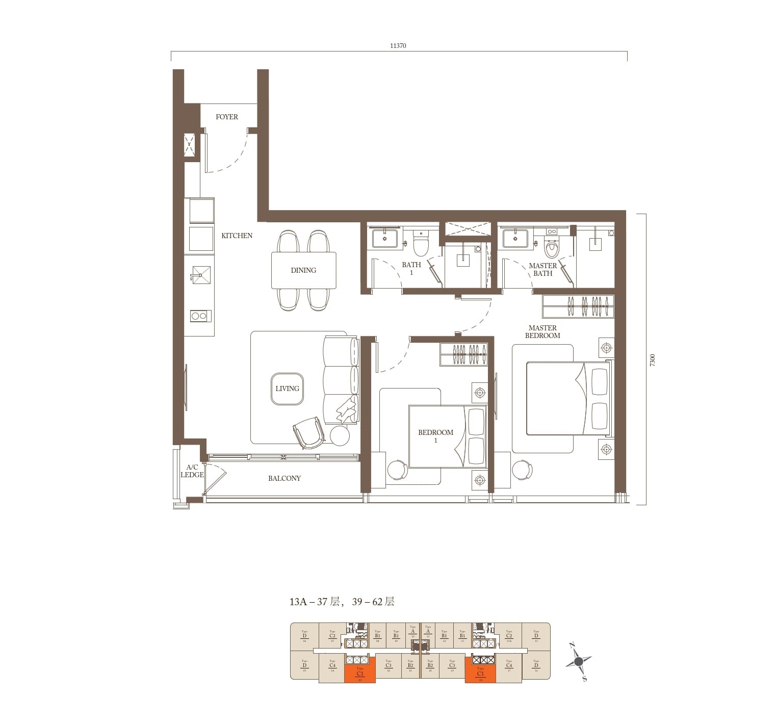 pavilion-square luxury-residences type-c1 image
